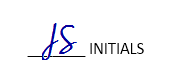 Initials Example